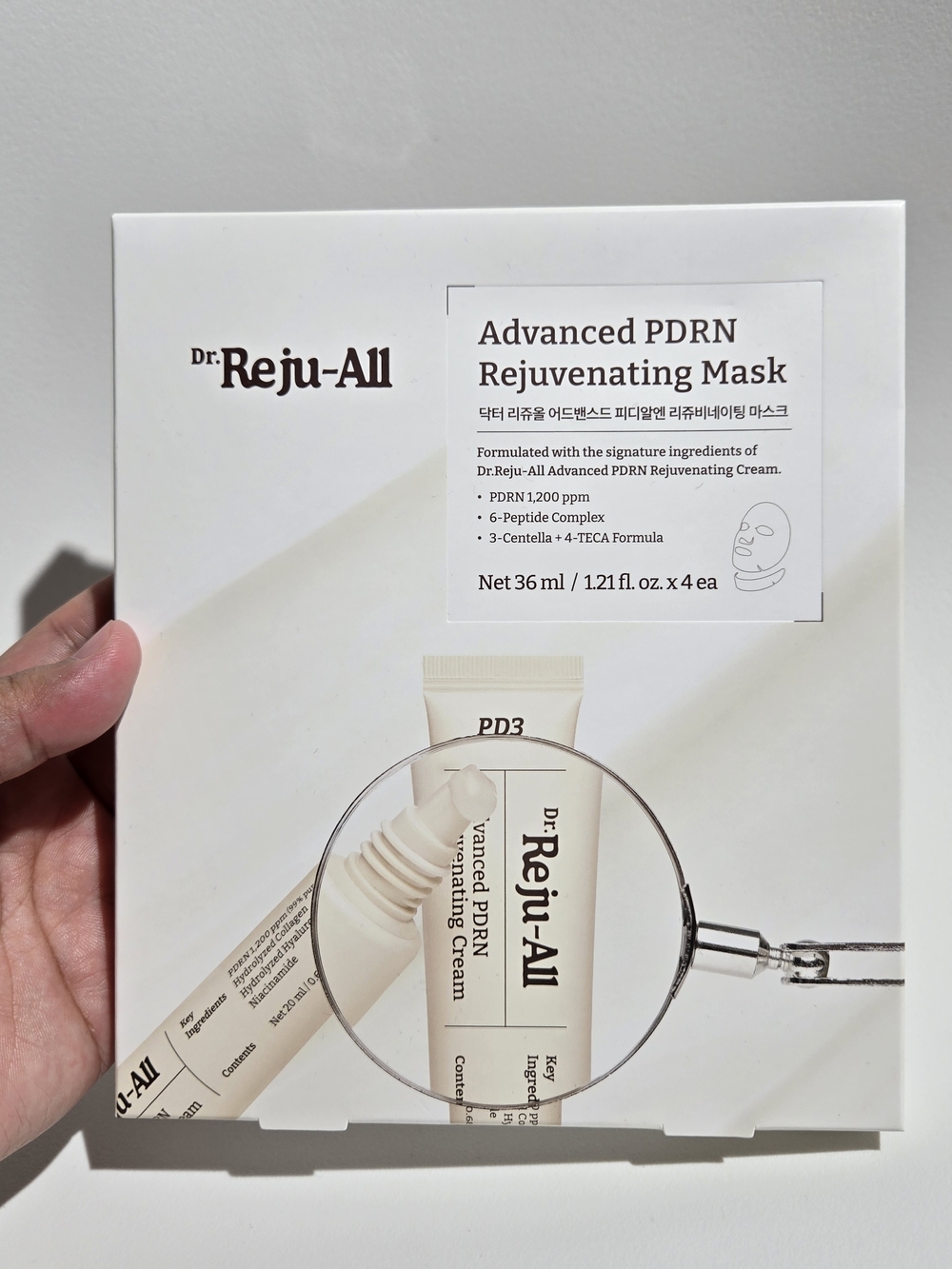 Dr. Reju-All Advanced PDRN Rejuvenating Mask - Cream White Packaging